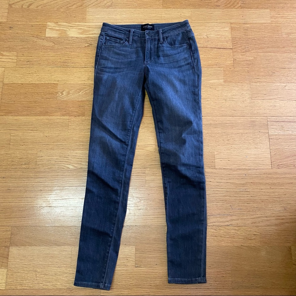 Black Orchid Dark Shadow Jude Mid Rise Super Skinny Jeans - Picture 3 of 9